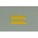 450 Size Heli Yellow Plastic Tail Blade